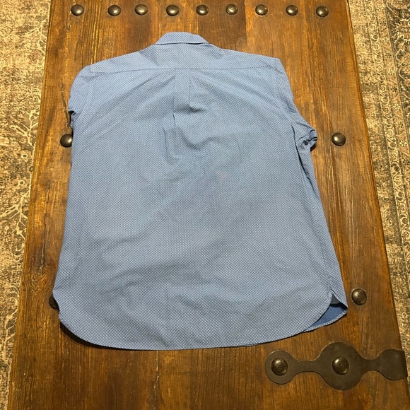 Van Heusen Blue Patterned Shirt - Picture 2 of 3